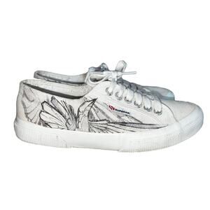 Superga x Imagine Dragons Butterfly Print Sneakers Womens Sz 8 Limited Edition